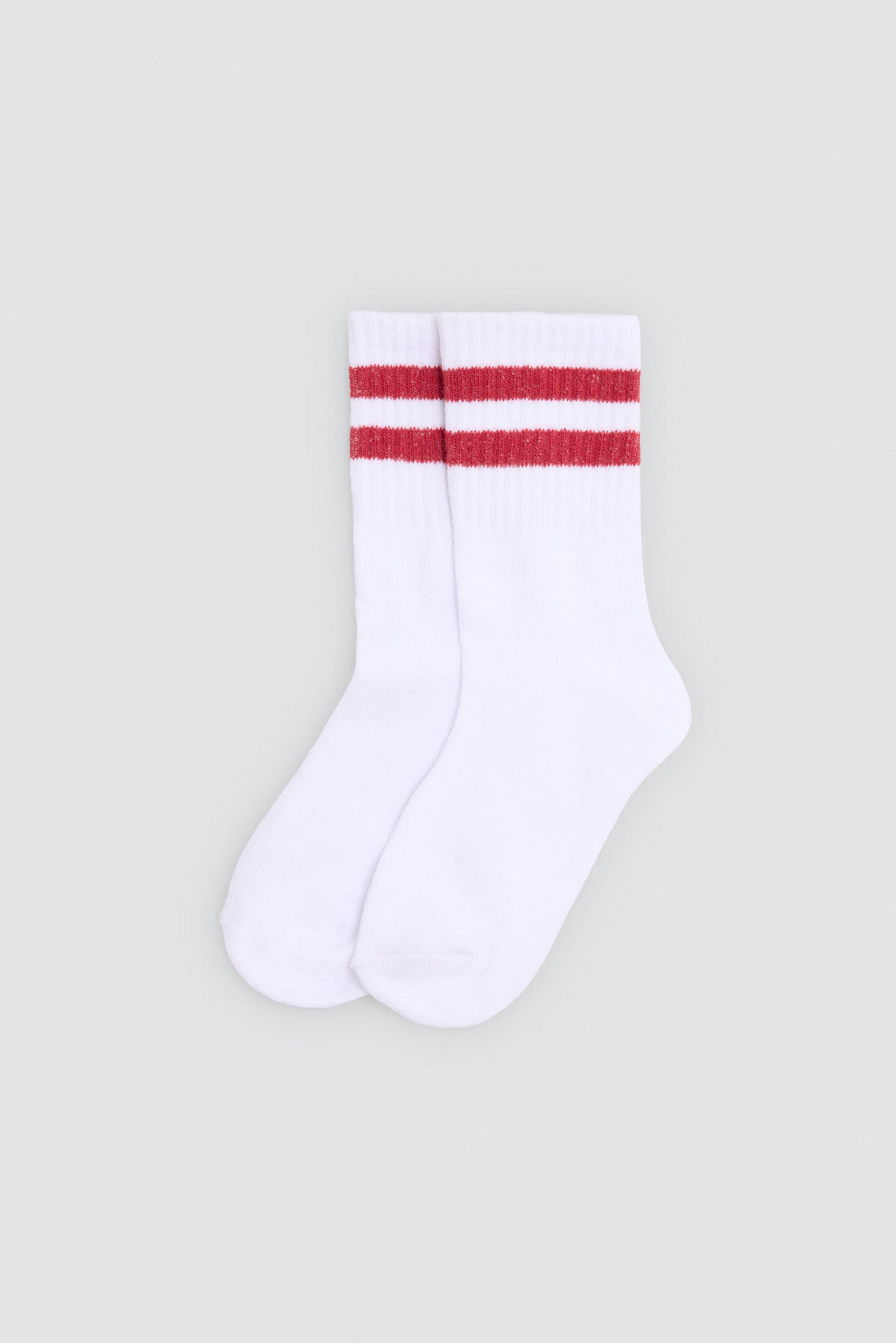 Pack de 6 meias de menino estilo desportivo com detalhes de riscas contrastantes