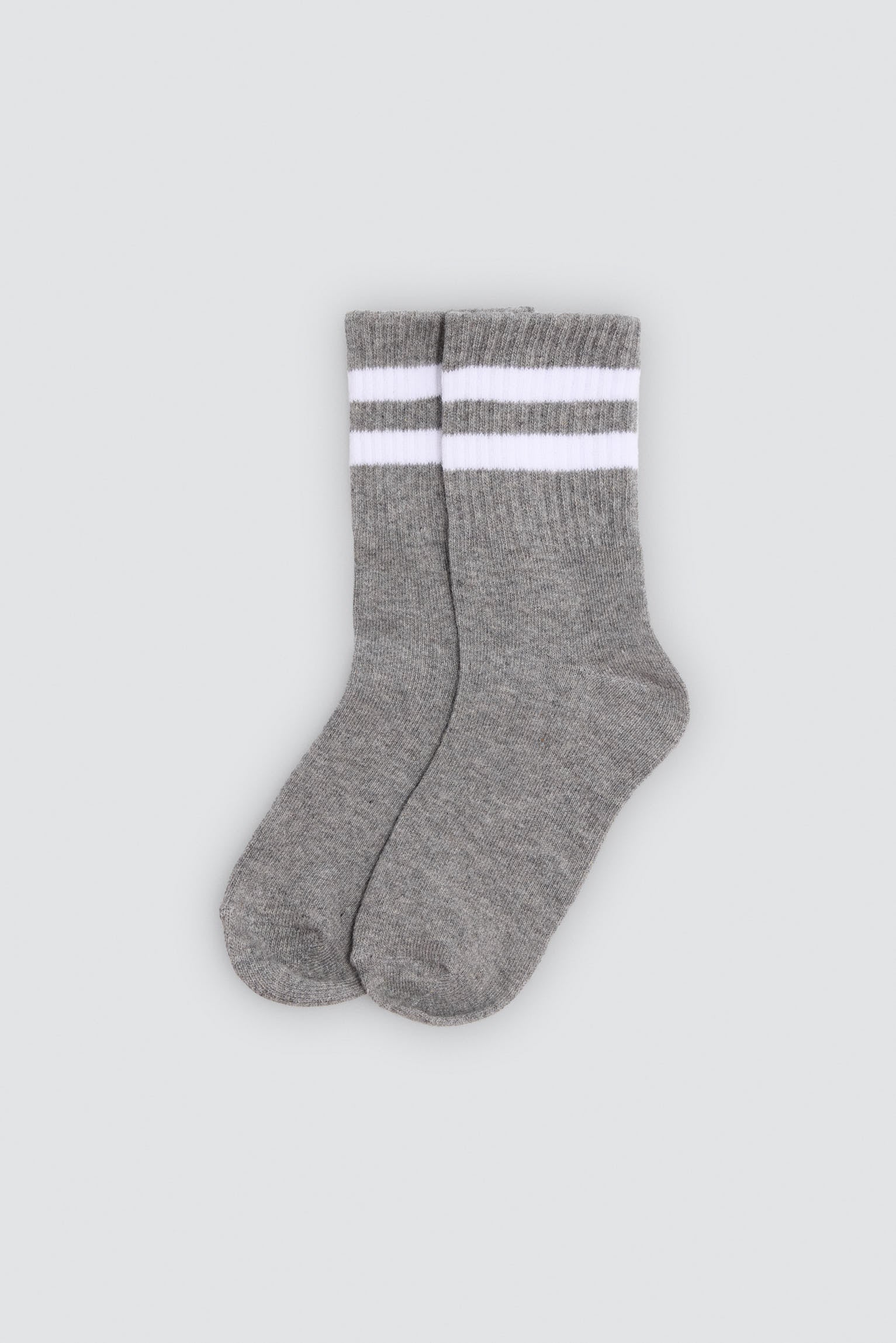 Pack de 6 meias de menino estilo desportivo com detalhes de riscas contrastantes