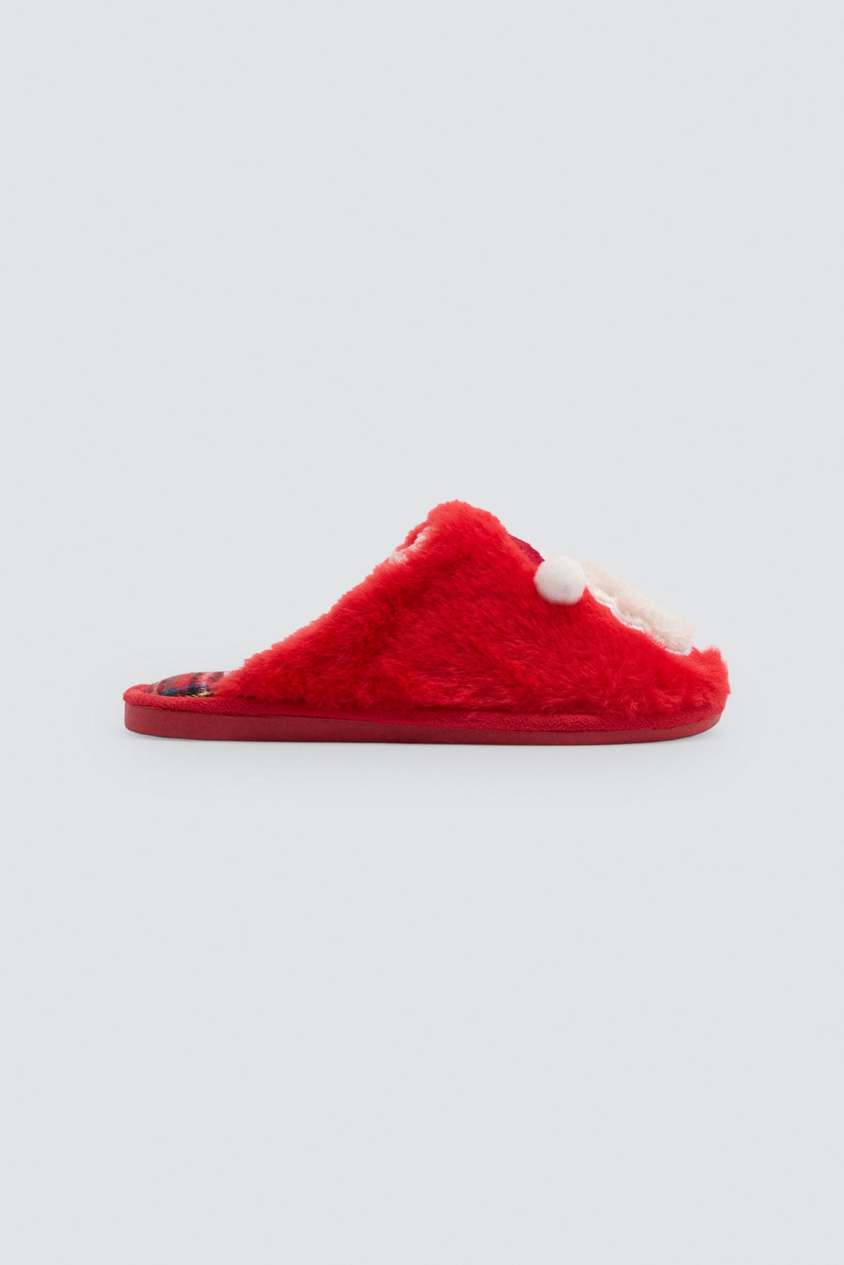 Pantufas de Natal infantis com Pai Natal