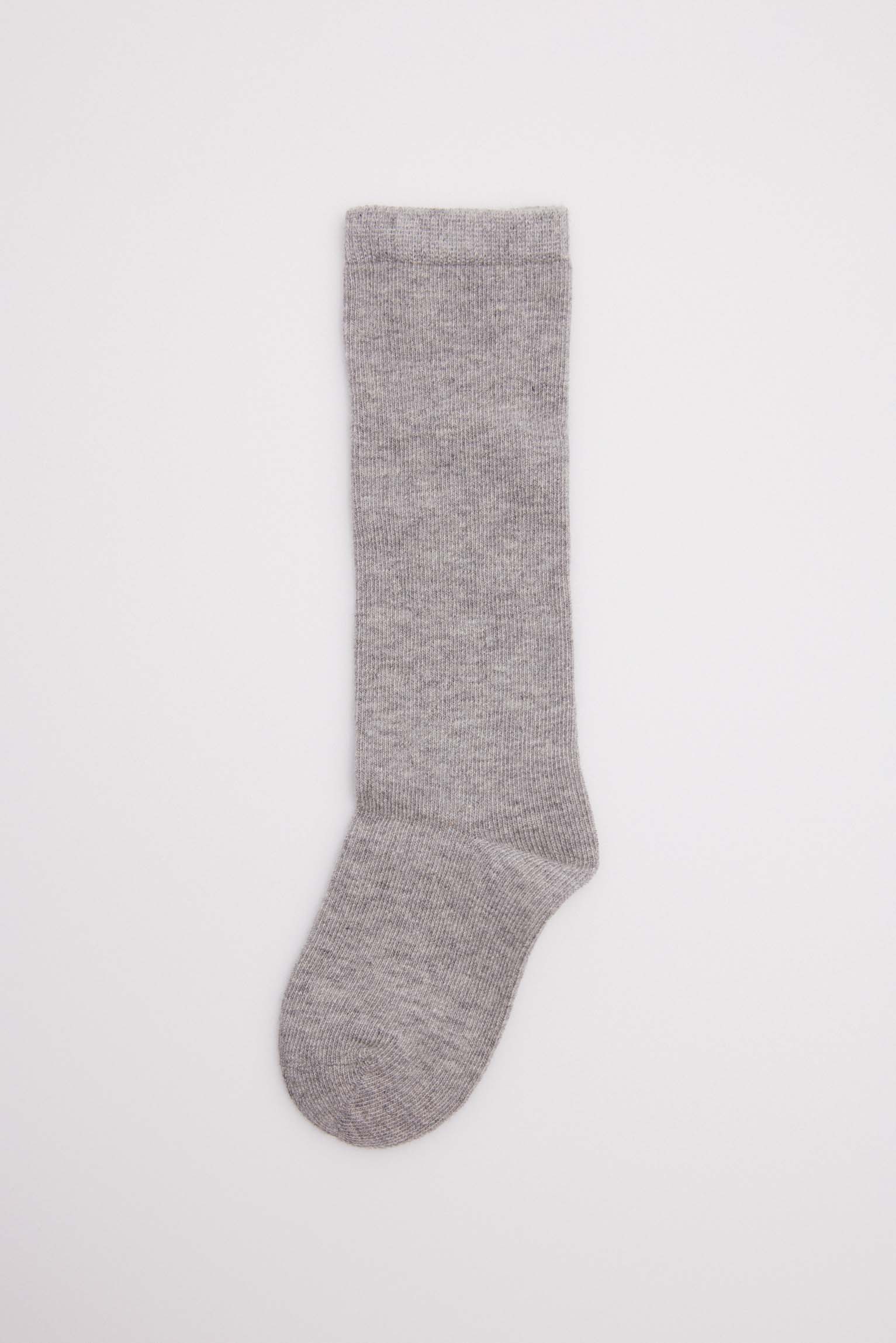 52529 2 calcetines largos basicos niño - Gris