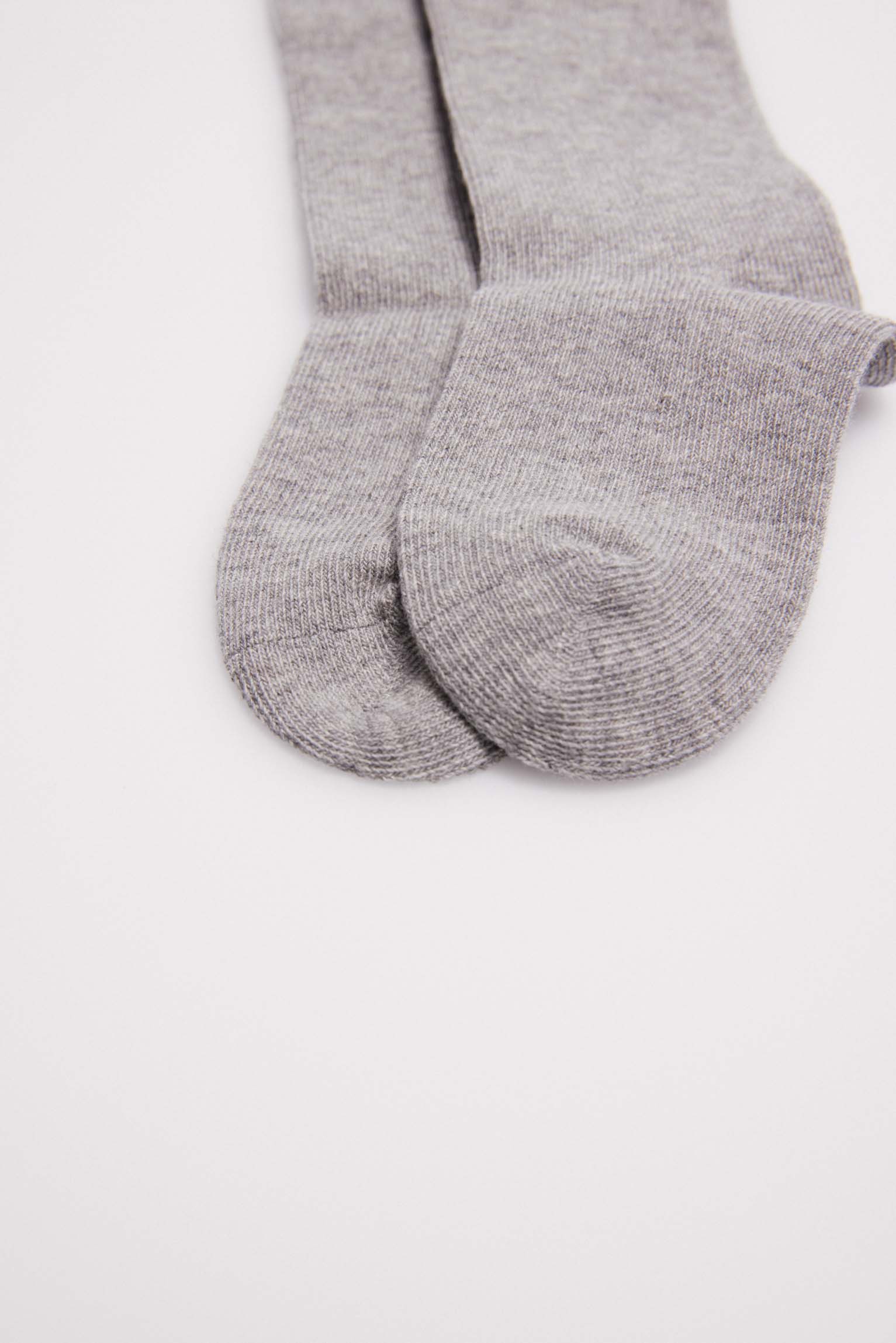 52529 4 calcetines largos basicos niño - Gris