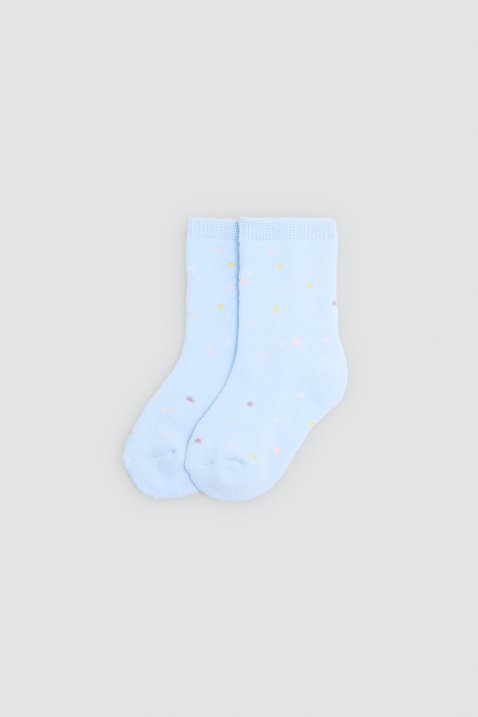 Pack de 4 meias térmicas de bebé com estampado de luas e estrelas