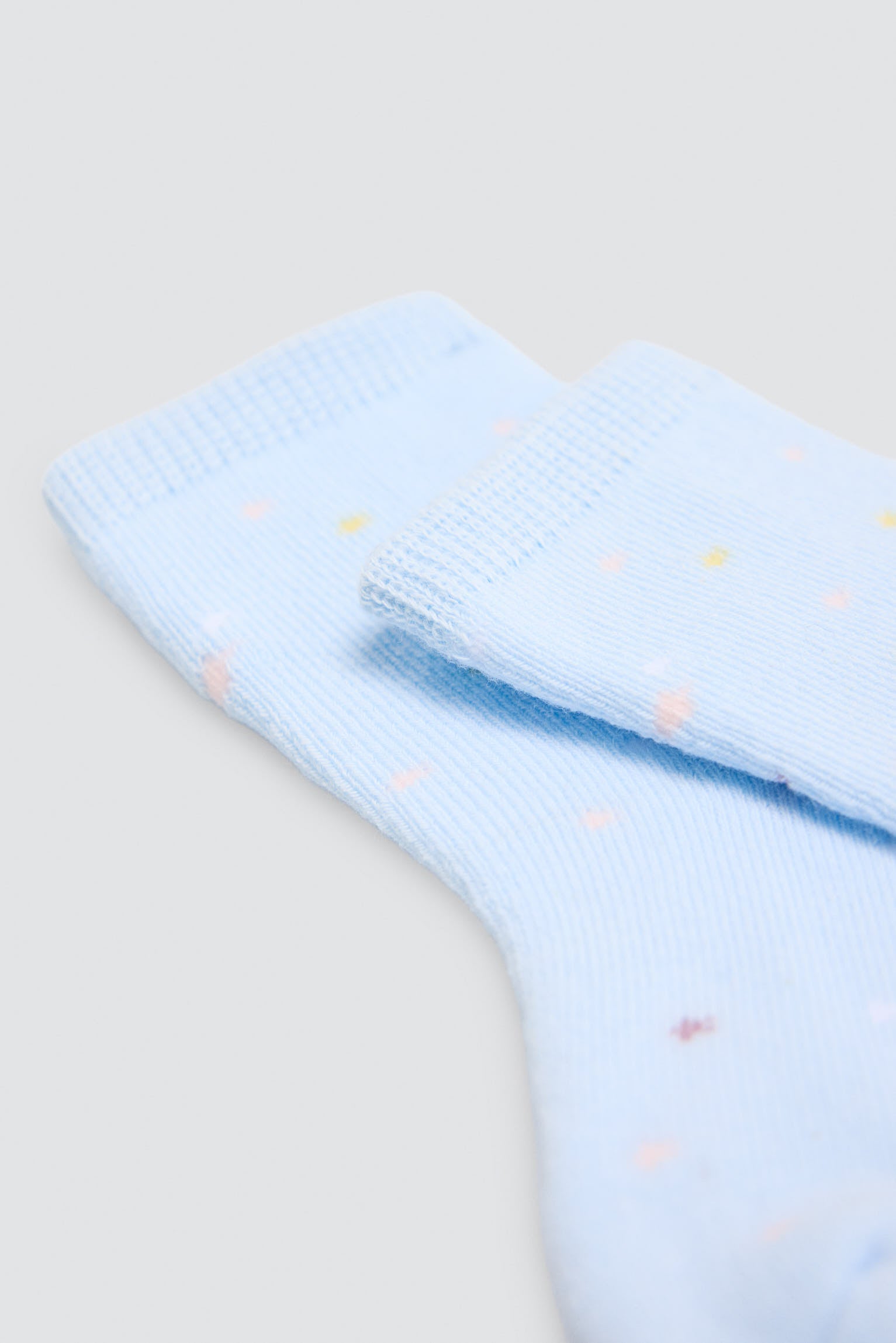 Pack de 4 meias térmicas de bebé com estampado de luas e estrelas