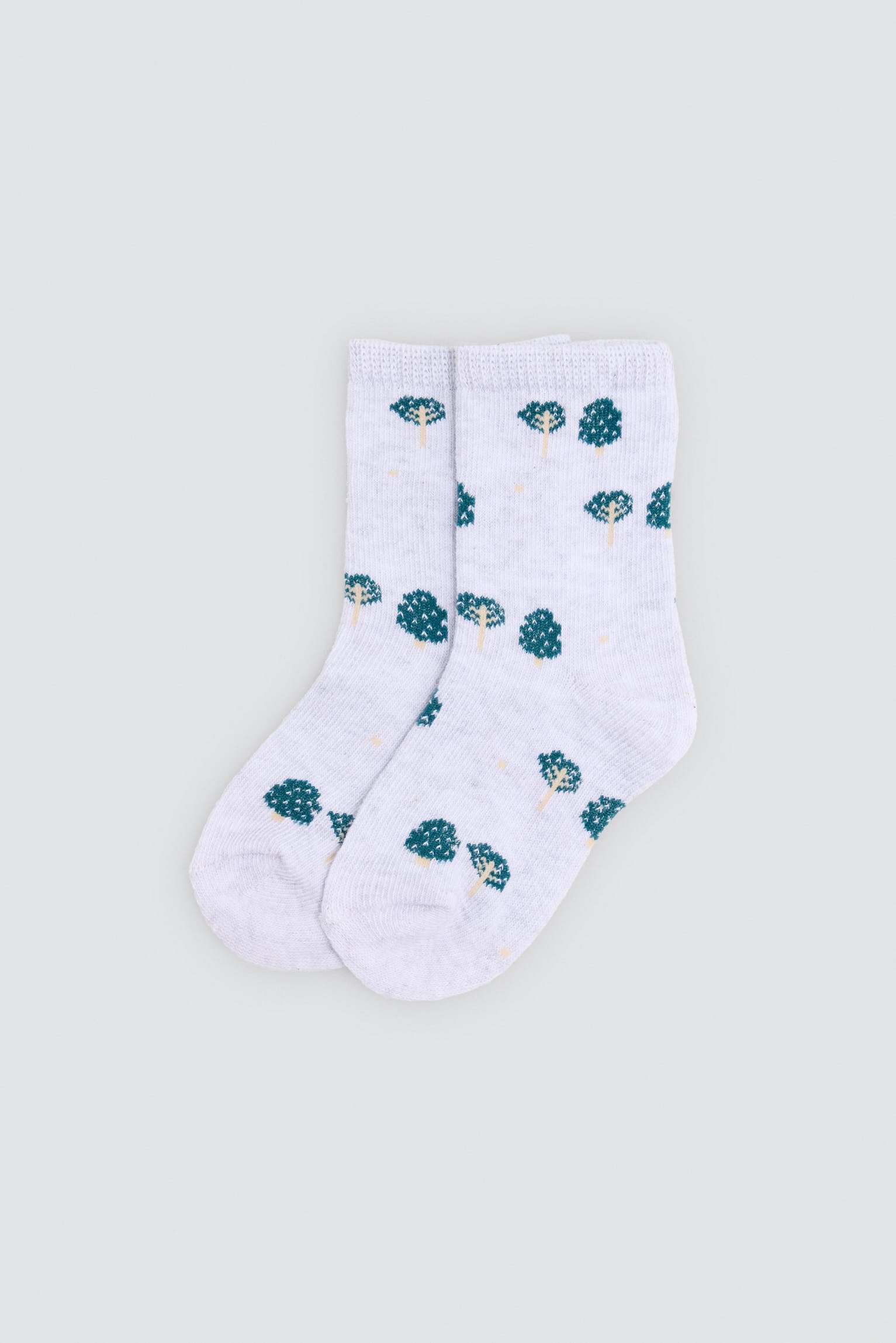 Pack de 4 meias de bebé com estampado de corujas e árvores
