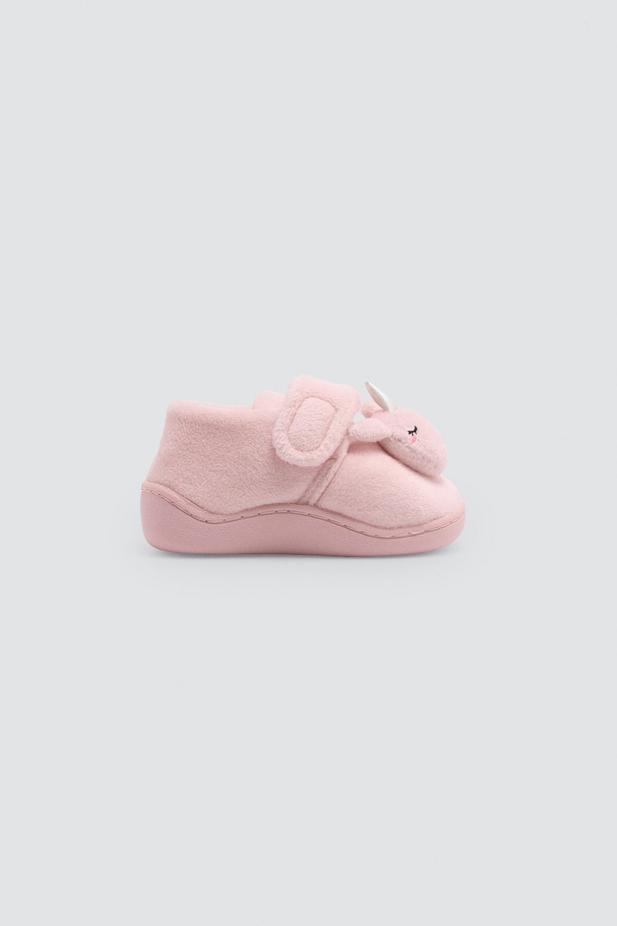 Zapatillas de casa bebé niña carita unicornio