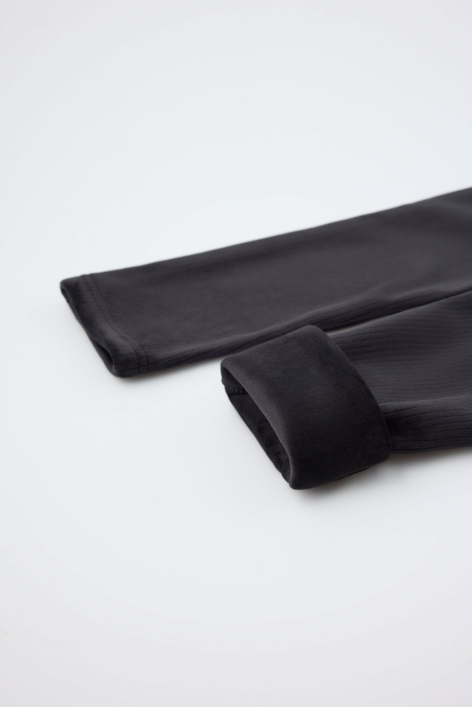 ULTRA TÉRMICO leggings cardados efeito bombazina pretos