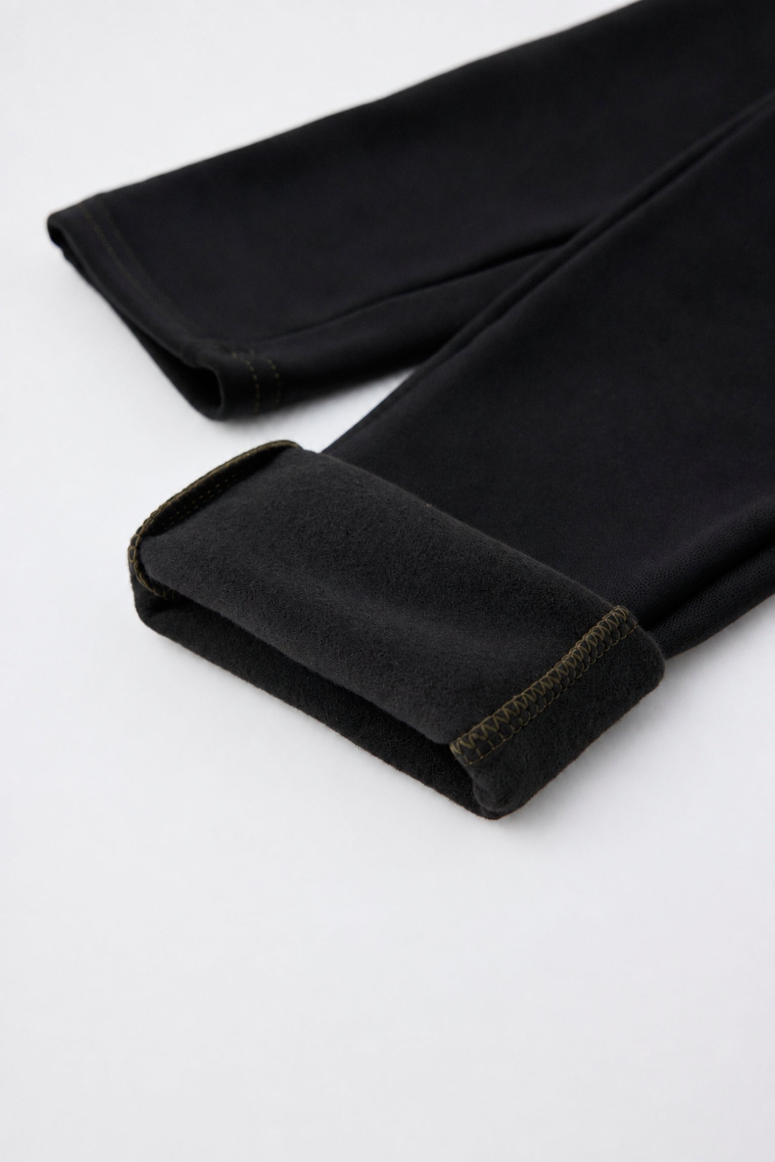 TÉRMICO leggings efeito pele preto