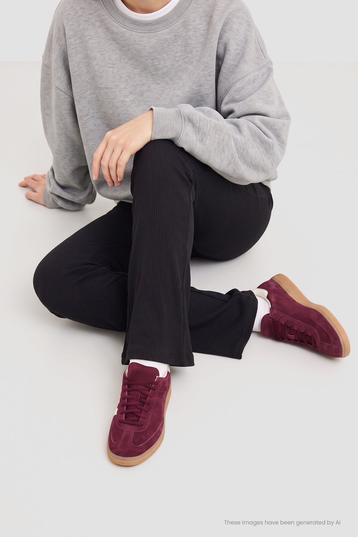 ULTRA TÉRMICO leggings à boca de sino efeito bombazina preto