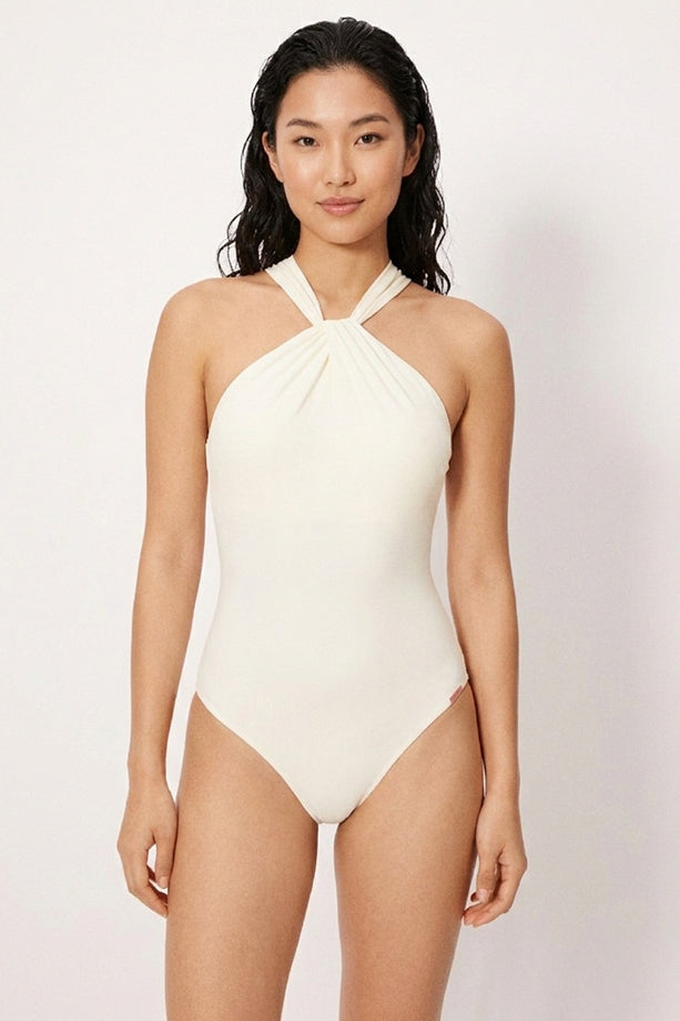 Bañador reductor marfil copa B - Ysabel Mora