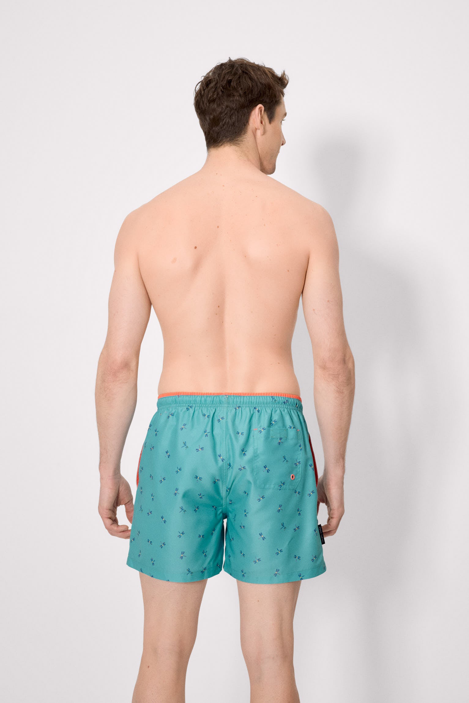 Bañador medio estampado libélulas - Ysabel Mora