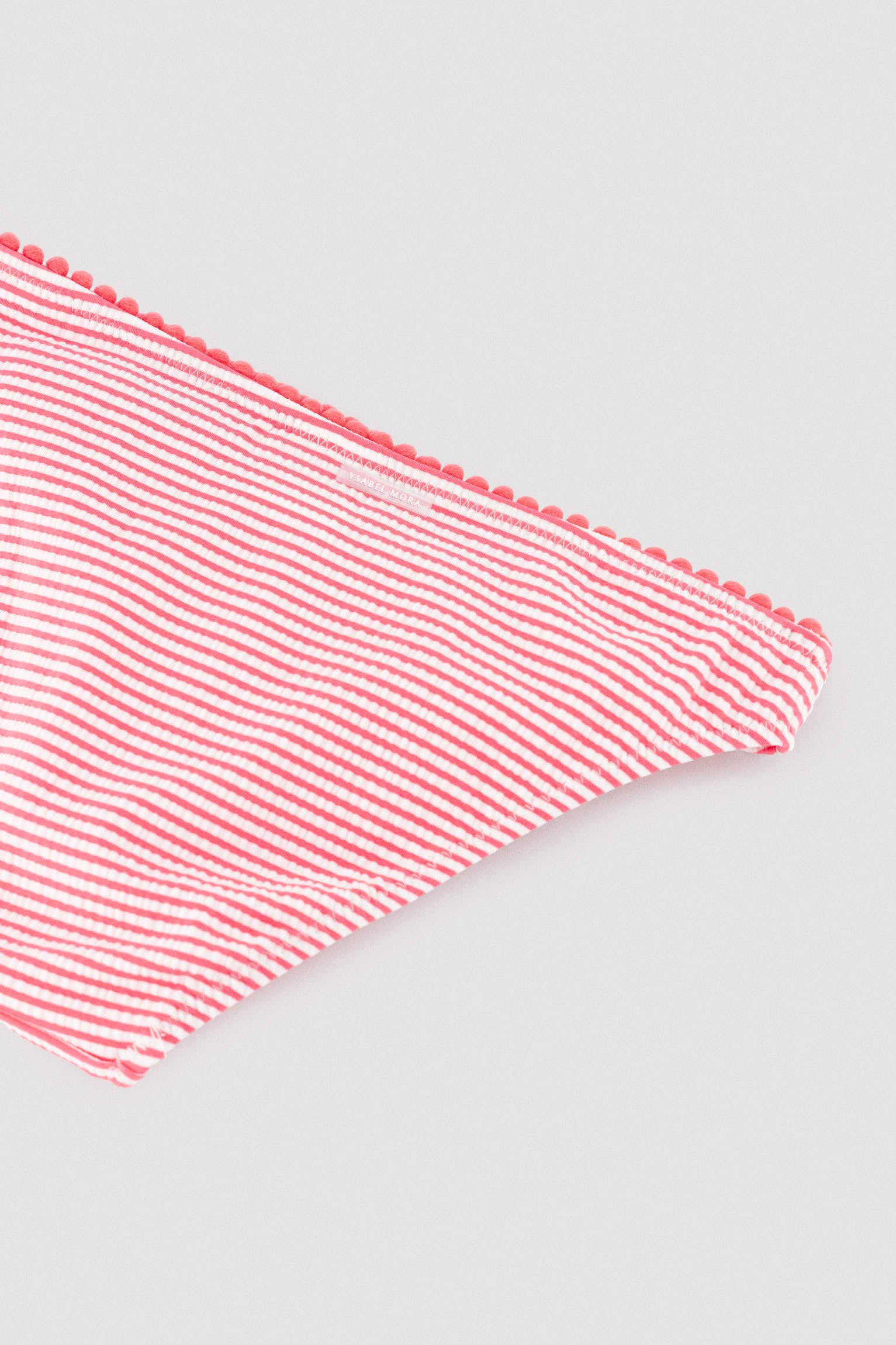 Bikini niña detalle volantes estampado rayas - Ysabel Mora