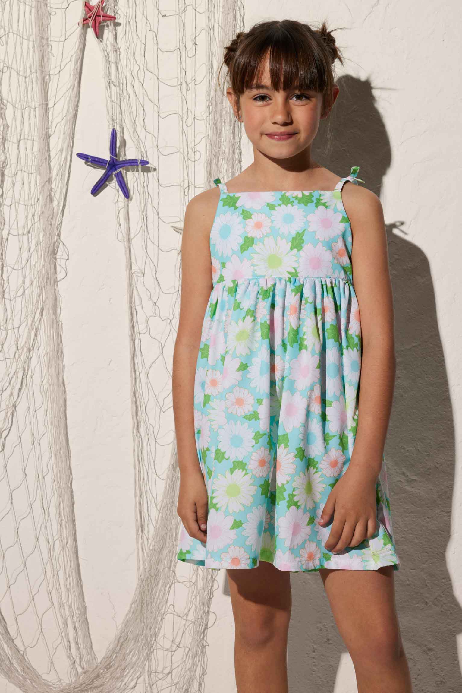 Vestido de praia floral