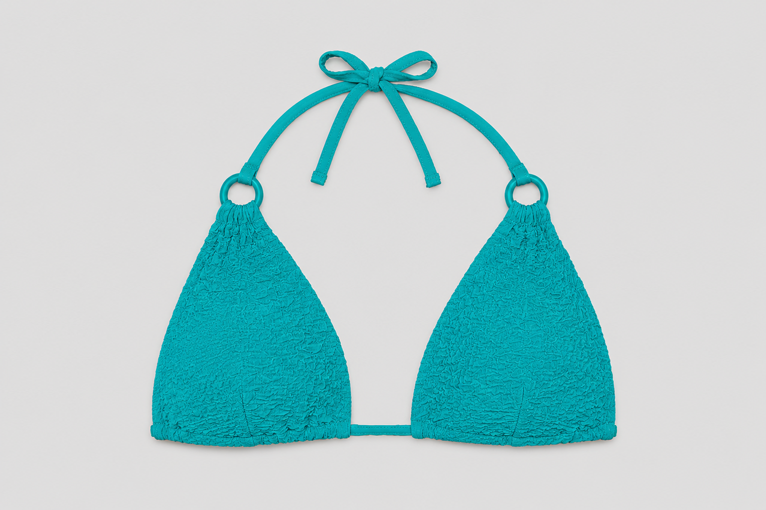 Bikini push-up con textura turquesa @maddalena.sarti