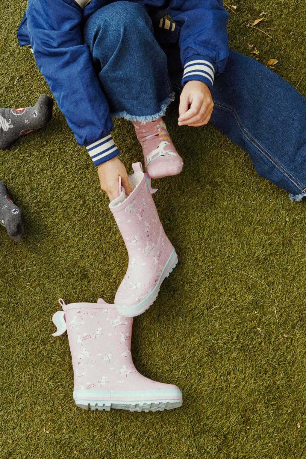 Botas de chuva infantis Rainbowland