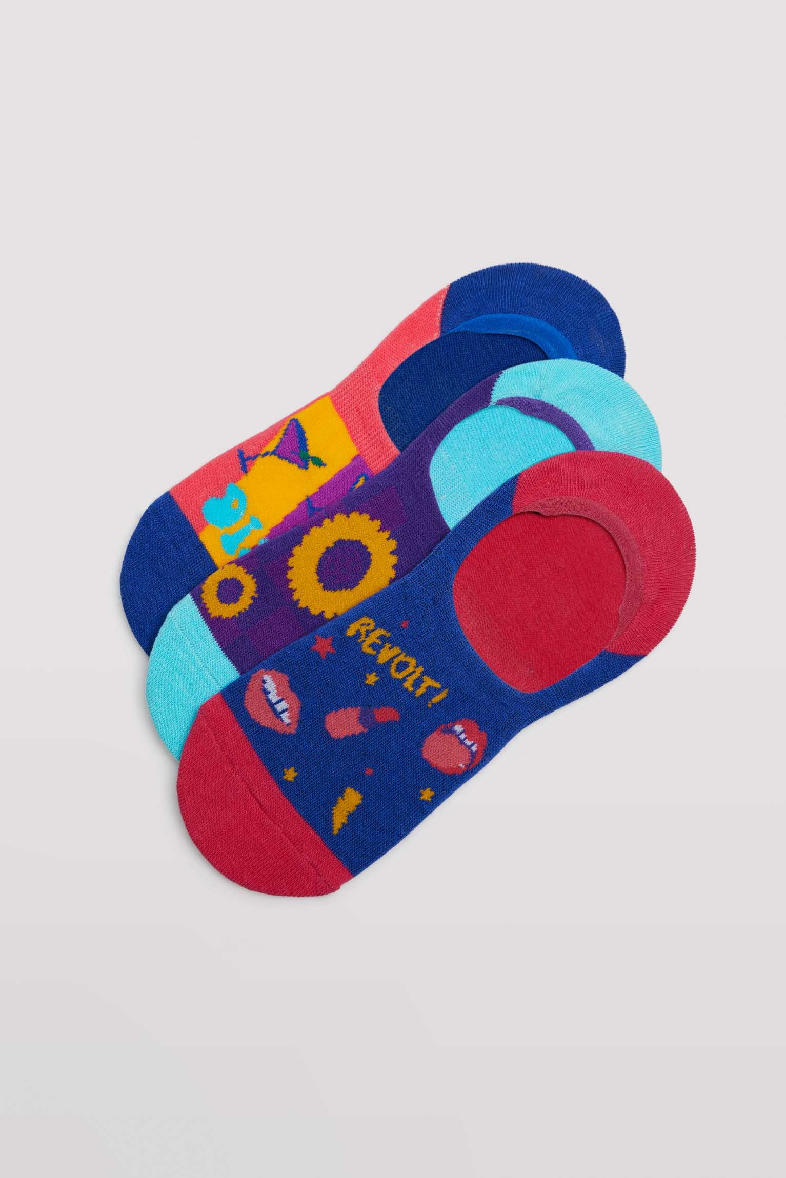 Pack de 3 meias pinkies sockarrats