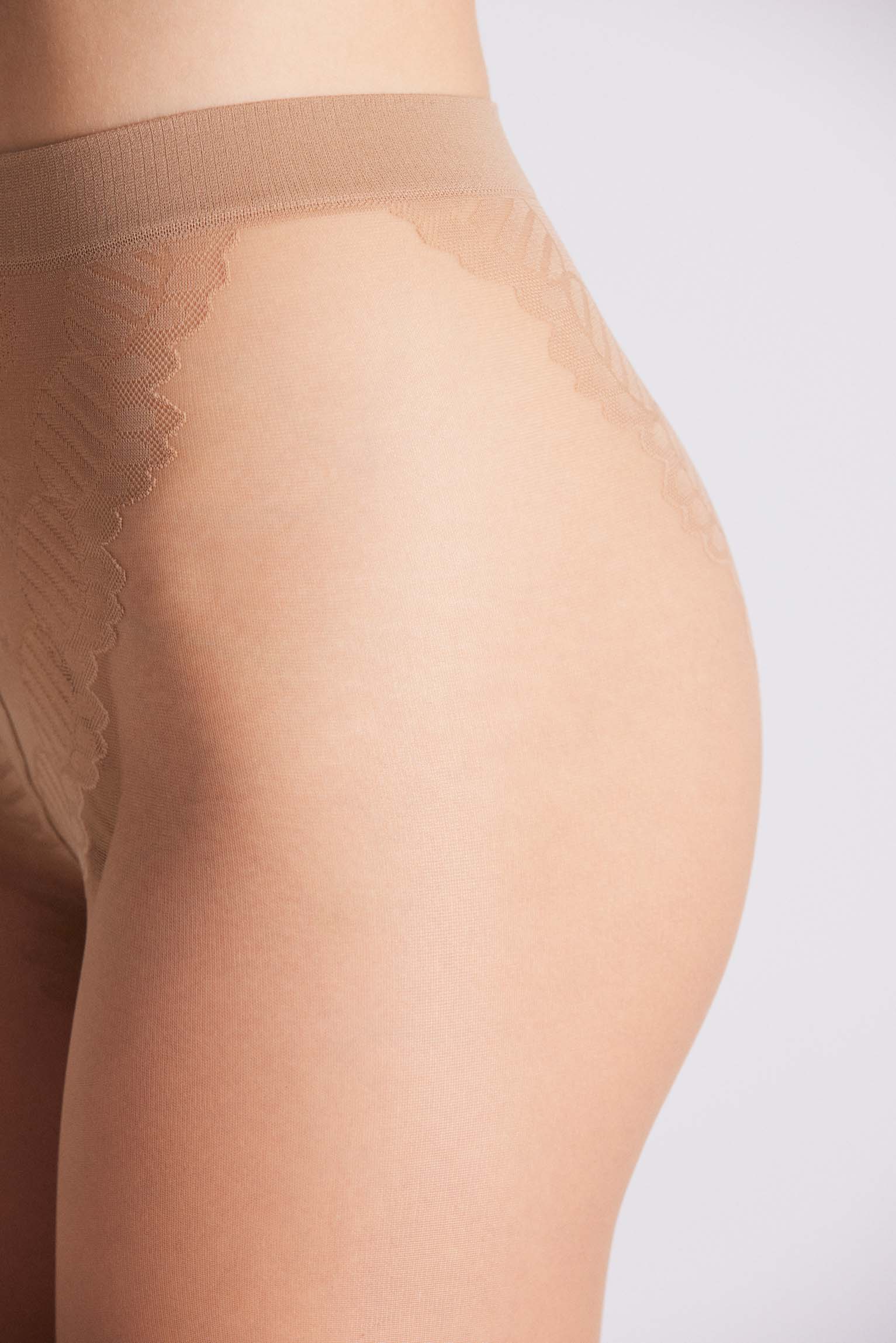 16407 3 panty 20 den - Beige
